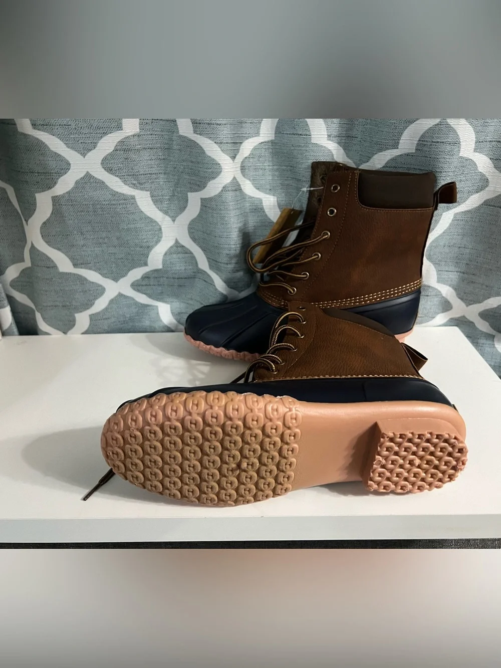 Weatherproof Tan and Navy Adam II Boot